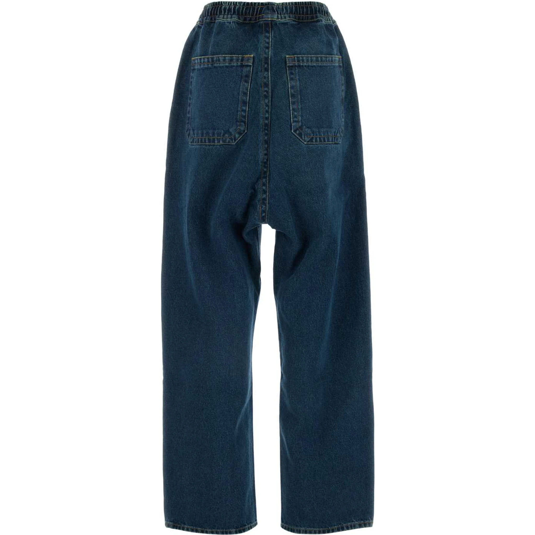 EVERGREEN PINCHED LOGO SOUFFLE JEANS