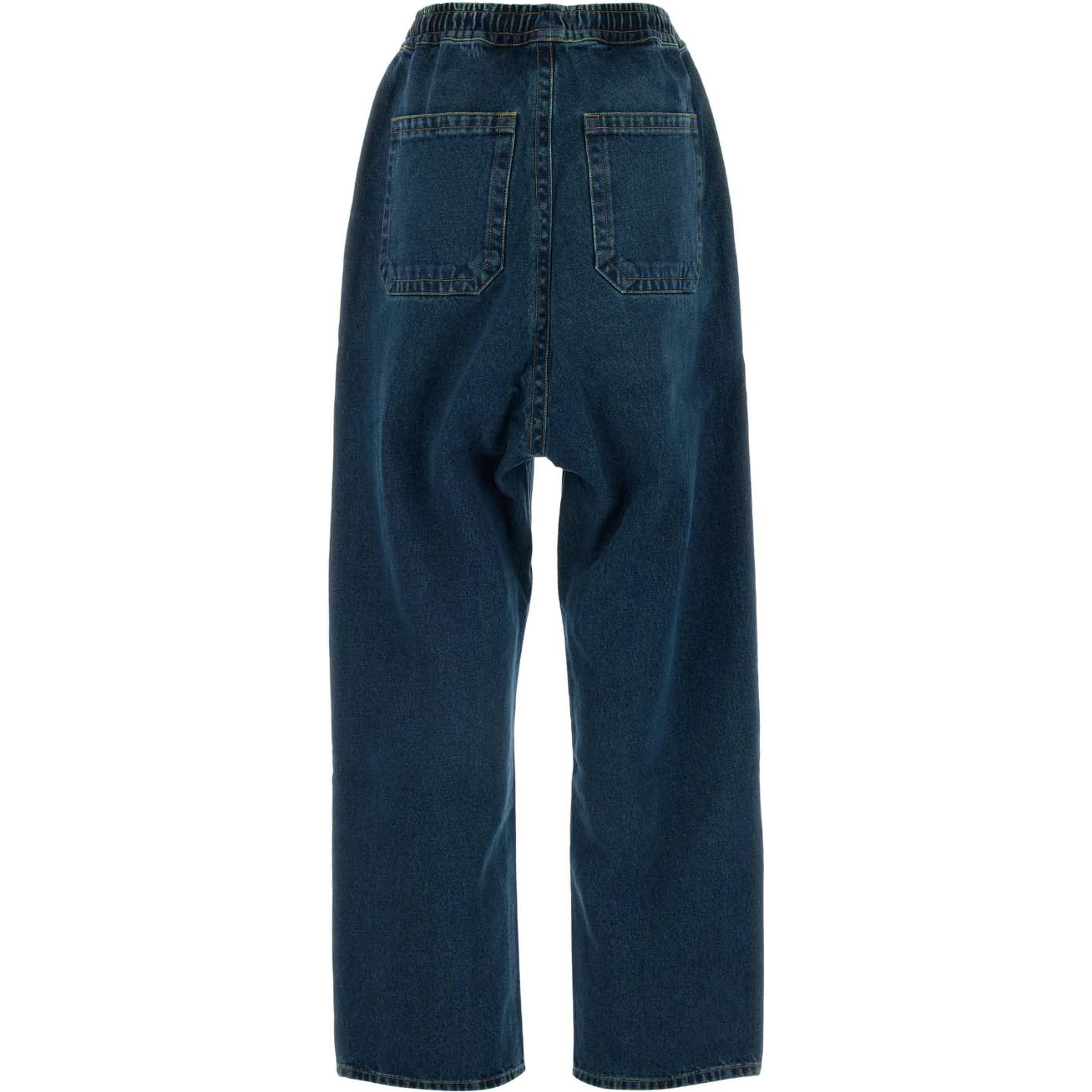 EVERGREEN PINCHED LOGO SOUFFLE JEANS