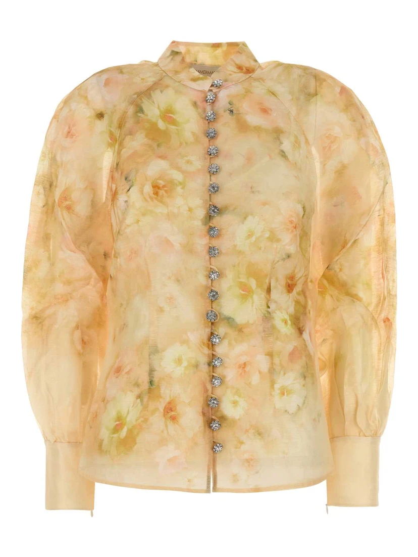 CRUSH BUTTONED BLOUSE