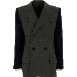 DOUBLE BREASTED TAILORING JACKET WITH RI