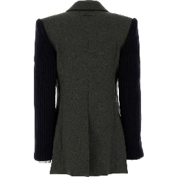 DOUBLE BREASTED TAILORING JACKET WITH RI