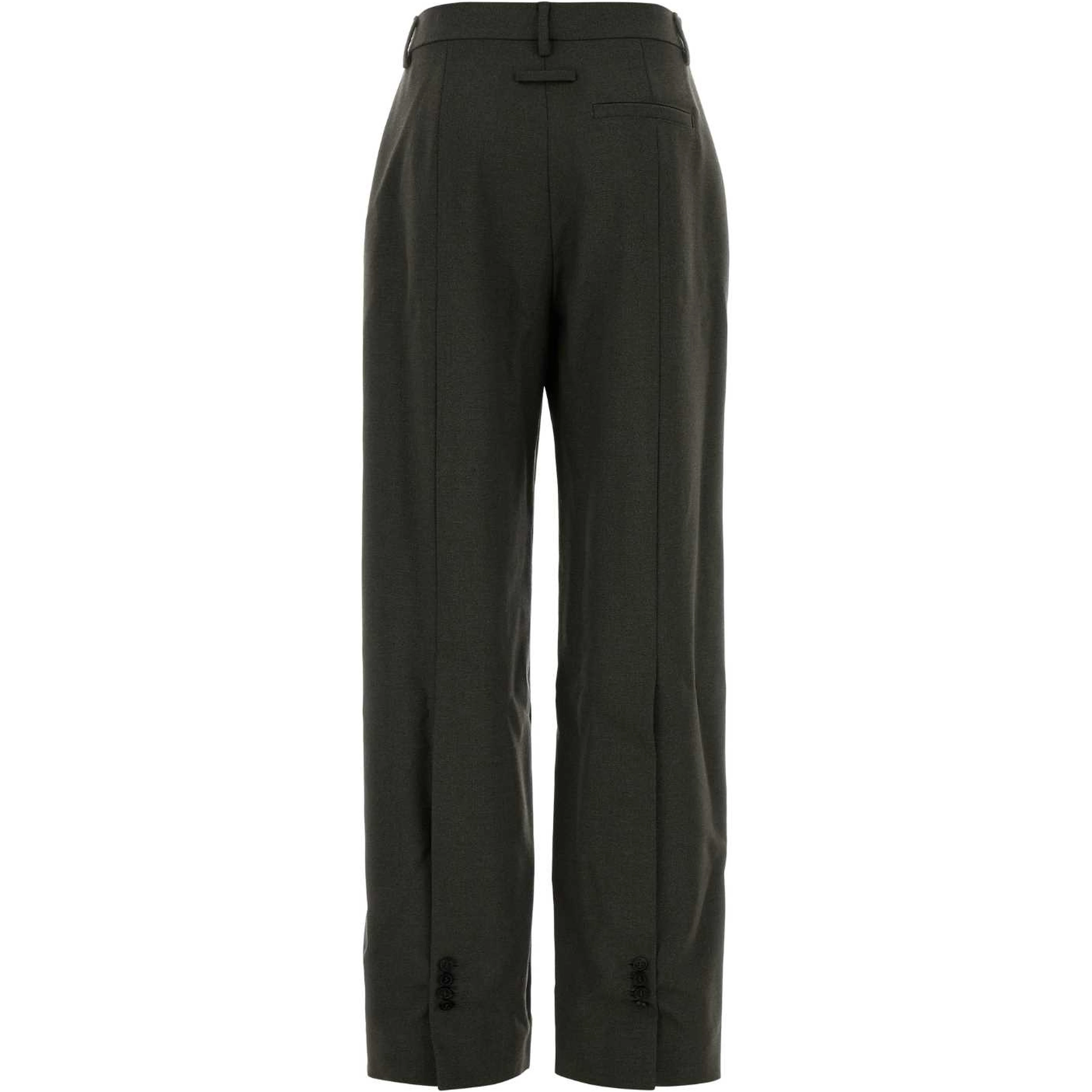 TAILORING TROUSER WITH HEM BUTTONING DET