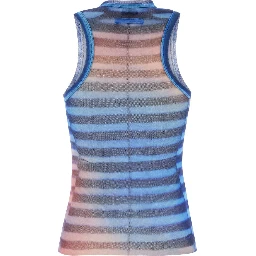 MESH TANK TOP PRINTED AIR