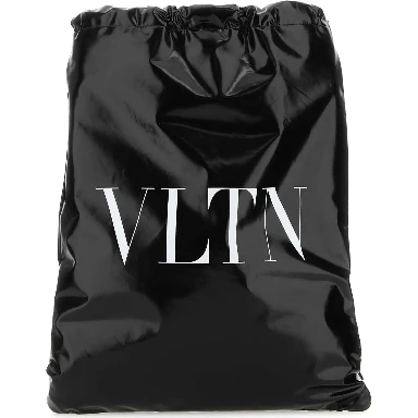 VLTN patent leather backpack