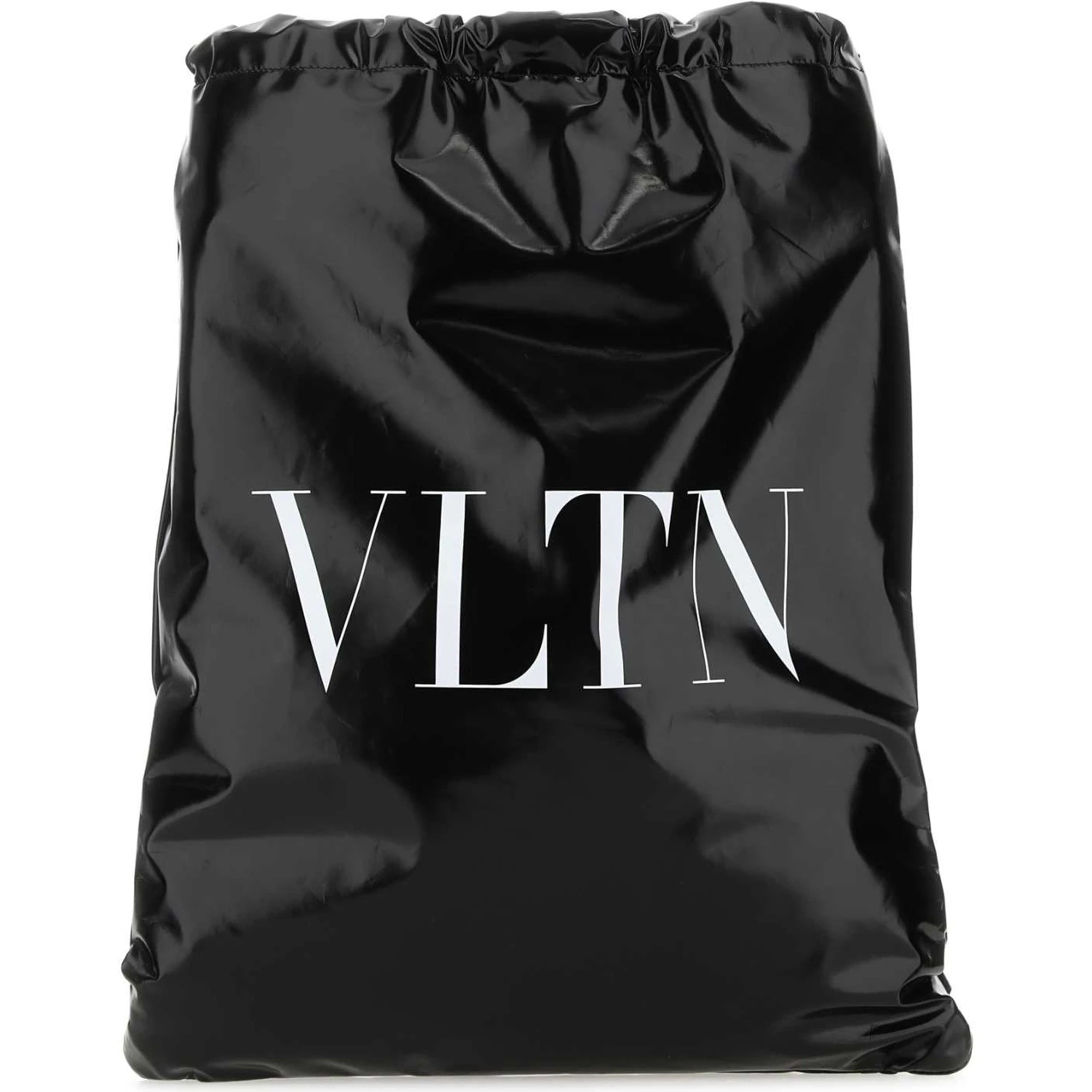 VLTN patent leather backpack