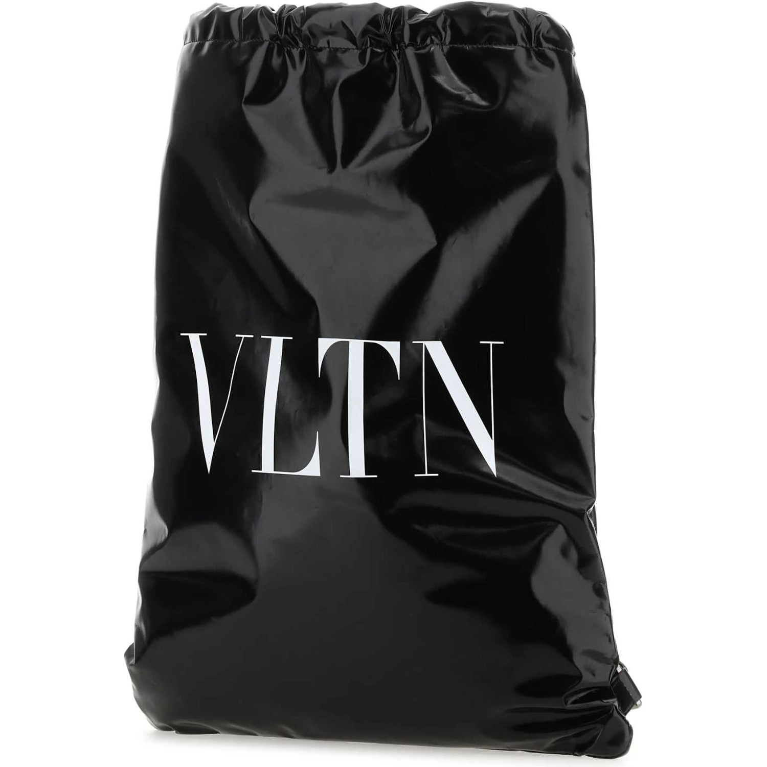 VLTN patent leather backpack