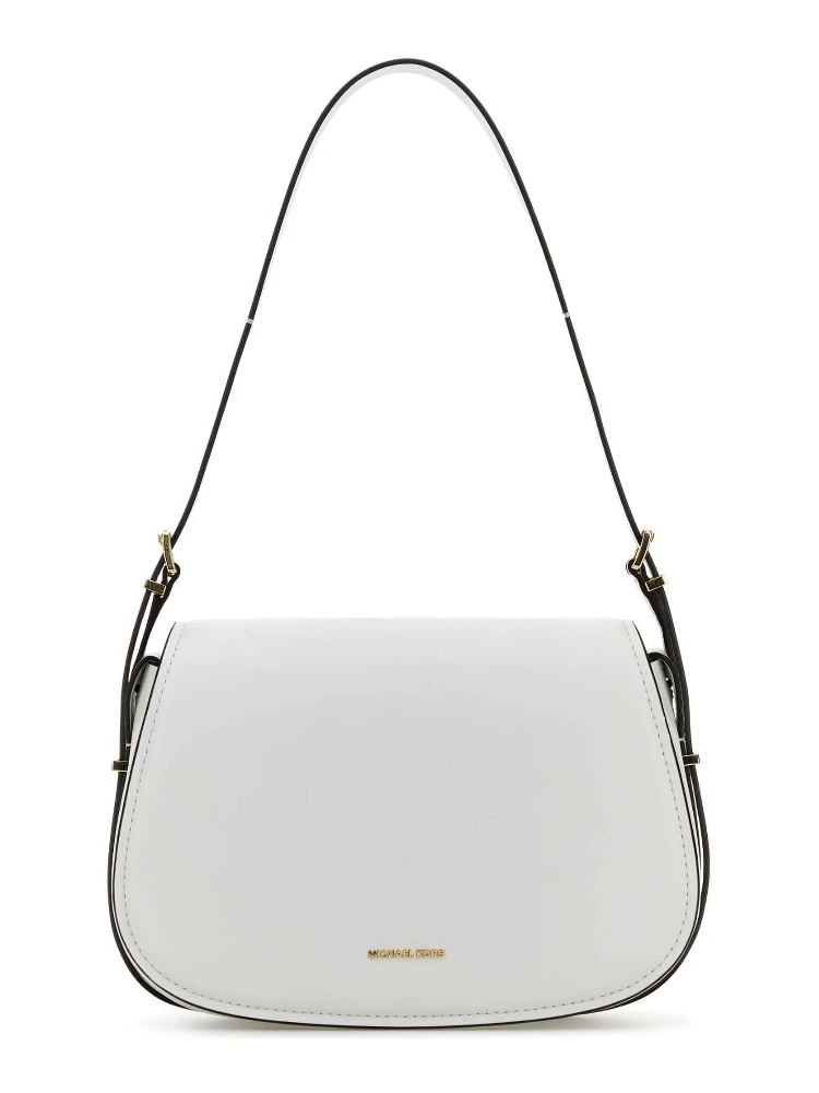White leather Moore shoulder bag