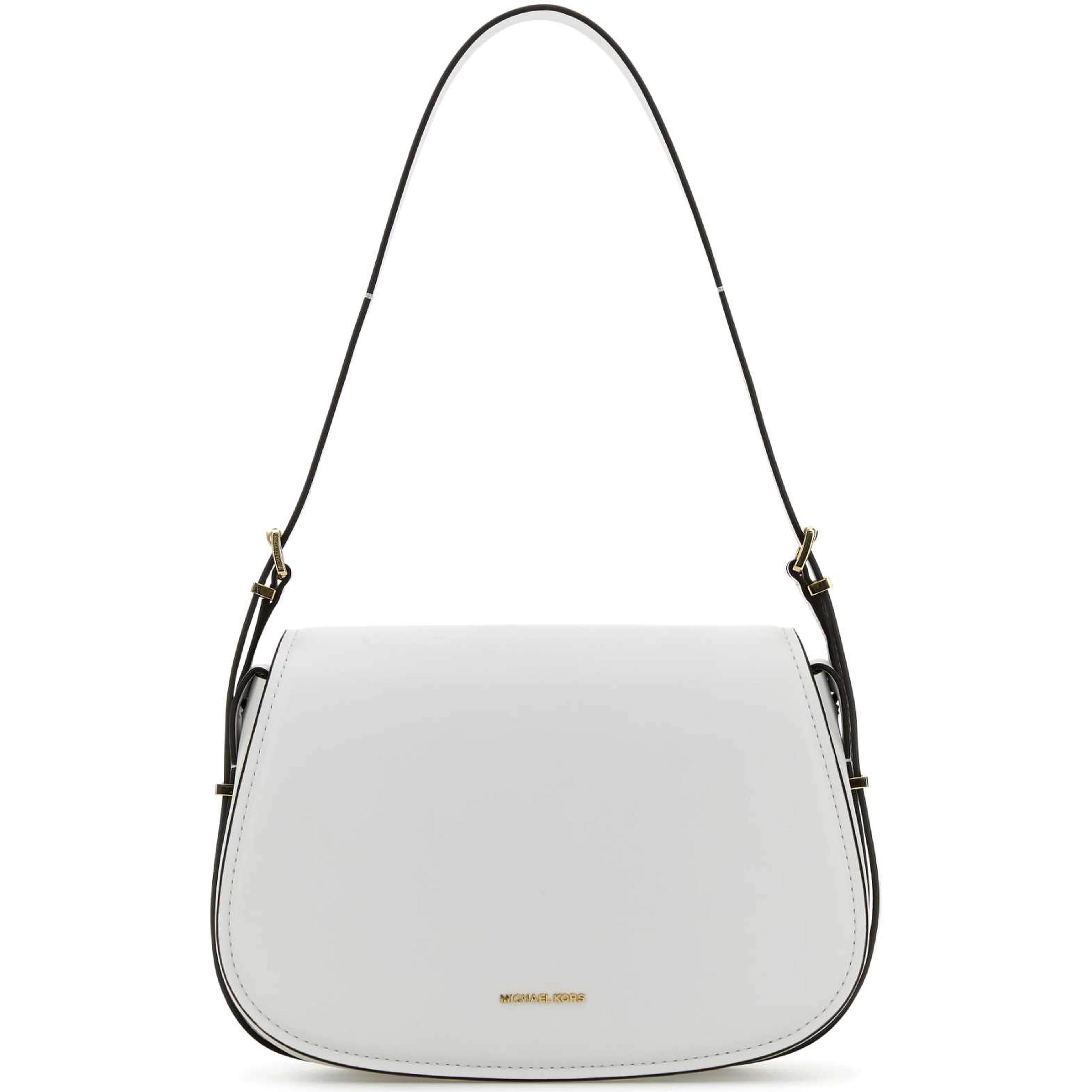 White leather Moore shoulder bag