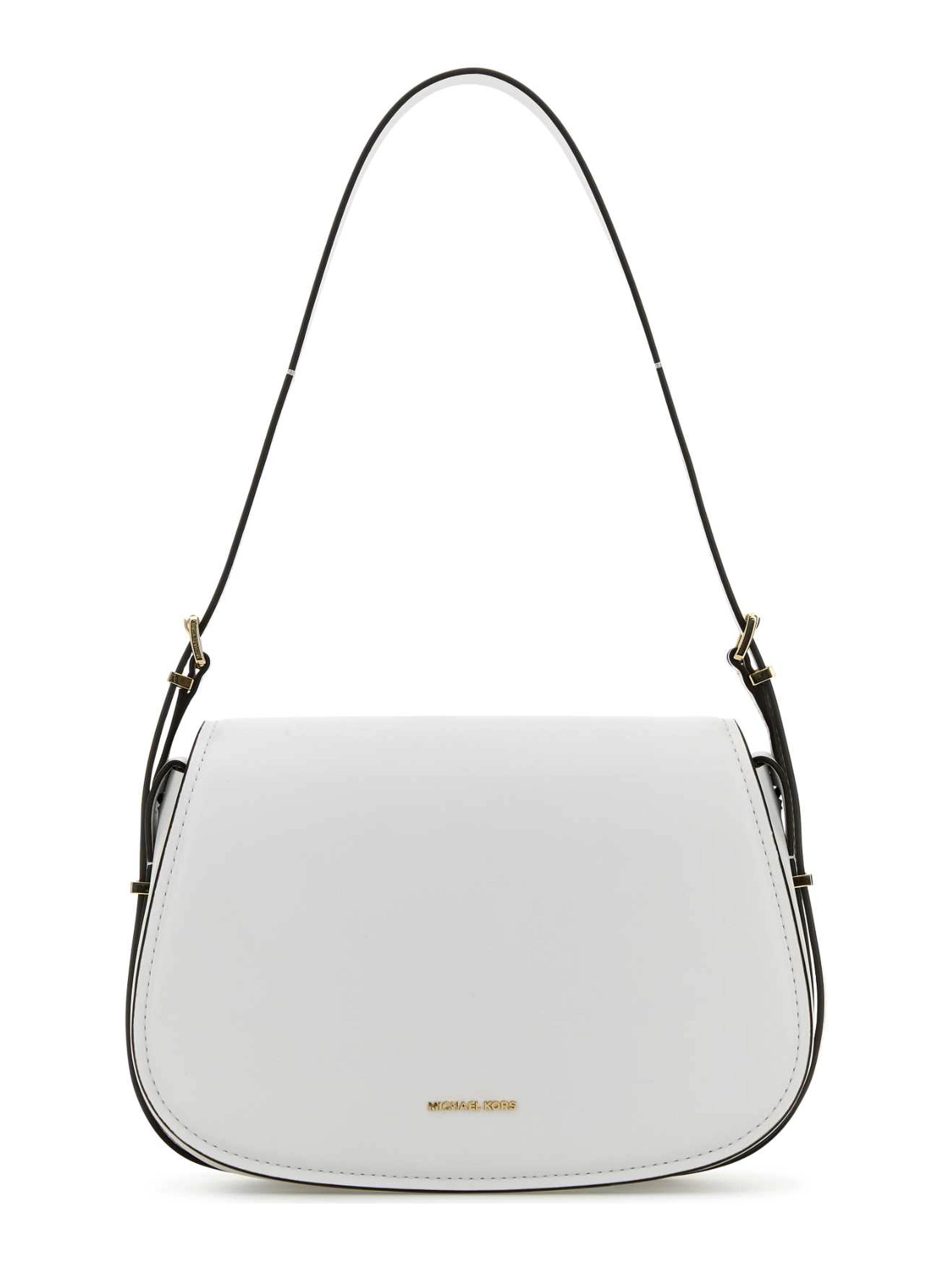 White leather Moore shoulder bag