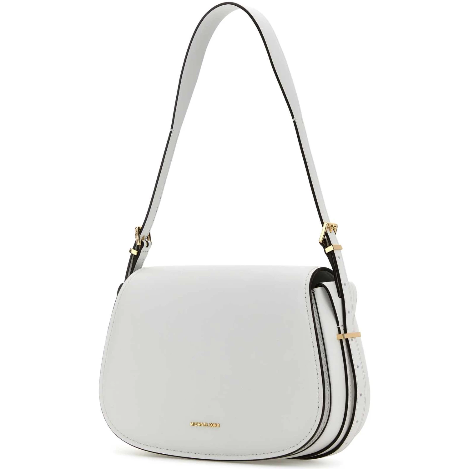 White leather Moore shoulder bag