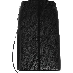 ZIPPED LACE SKIRT