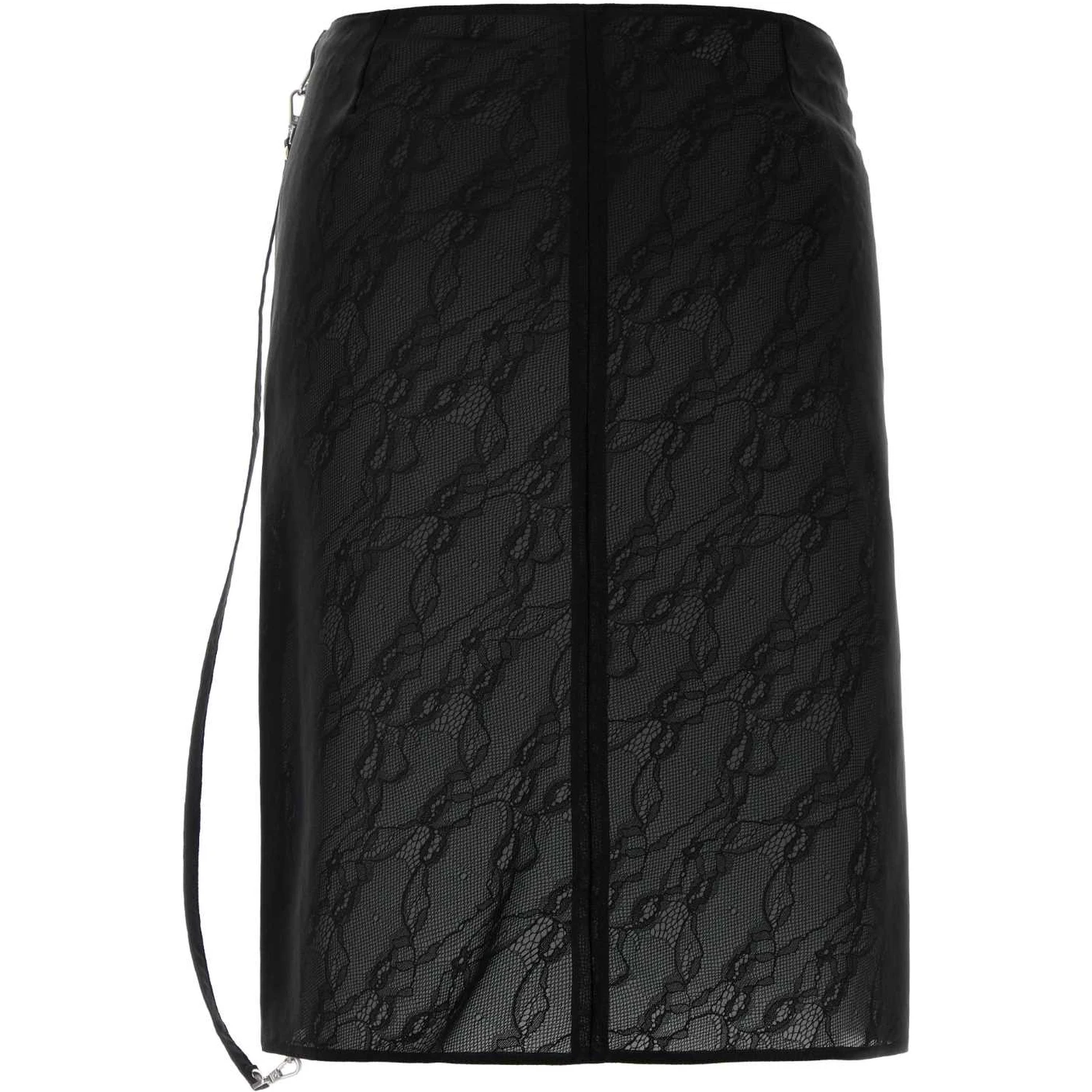 ZIPPED LACE SKIRT