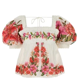 SUMMER FRUIT OFF-WHITE BLOUSE