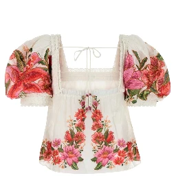 SUMMER FRUIT OFF-WHITE BLOUSE