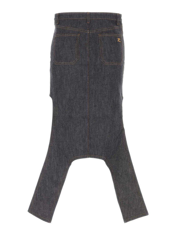 REVERSED DENIM SKIRT alternative