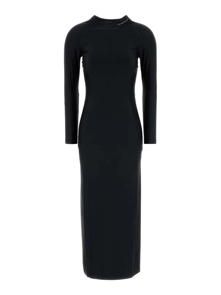 RASHGUARD L/S MIDI DRESS