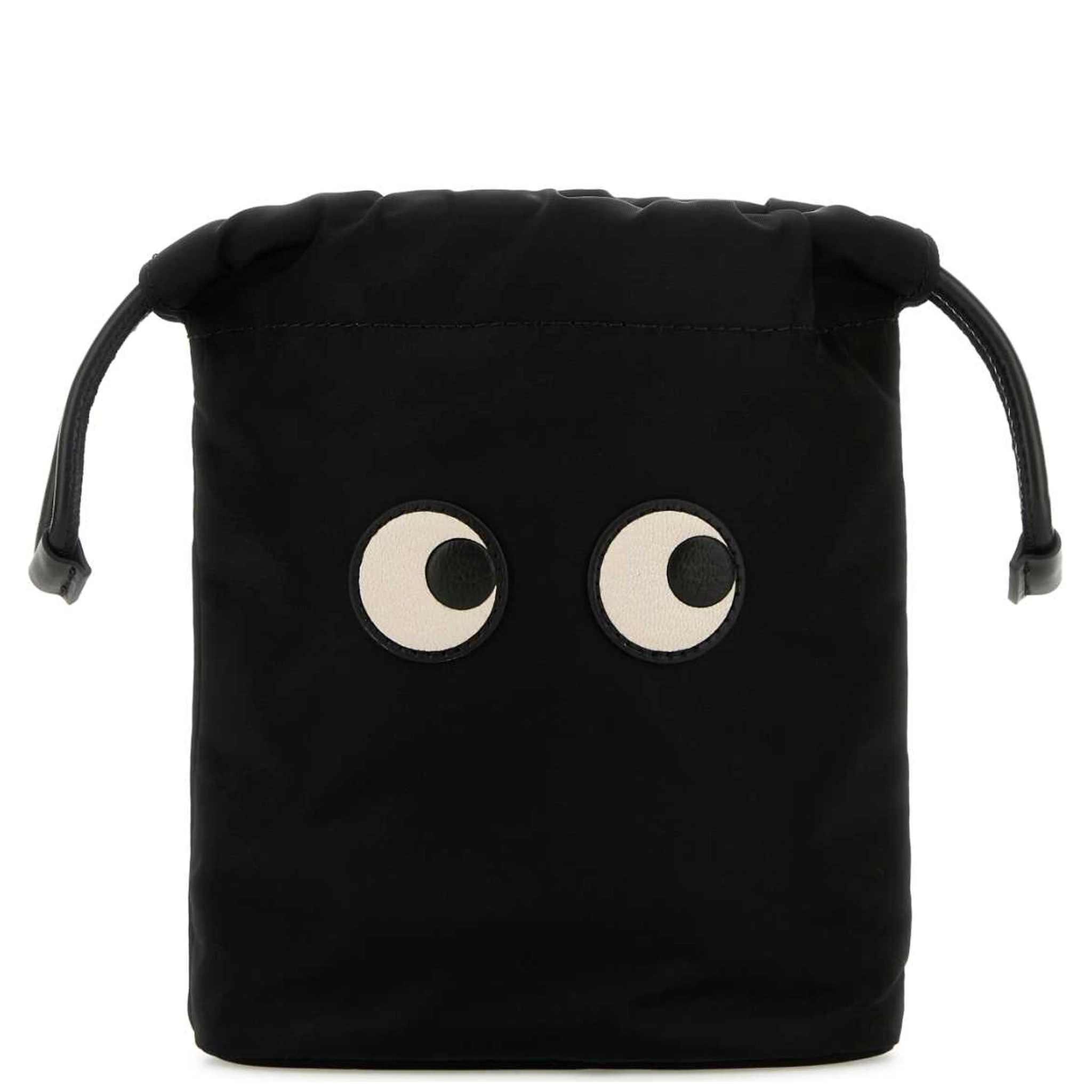 DRAWSTRING POUCH EYES IN ECONYL® REGENERATED NYLON