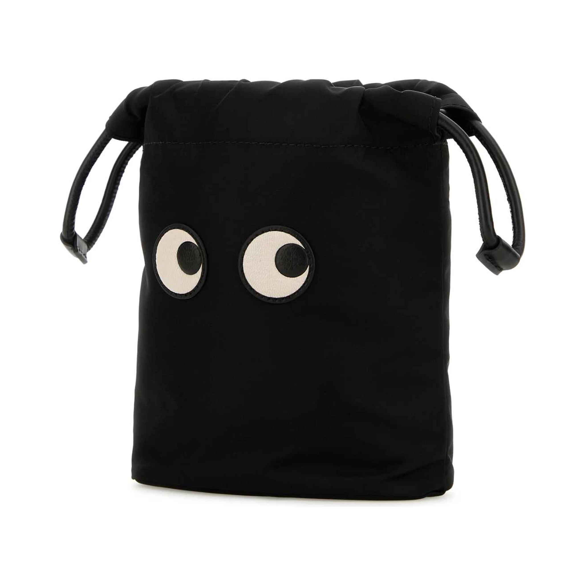 DRAWSTRING POUCH EYES IN ECONYL® REGENERATED NYLON