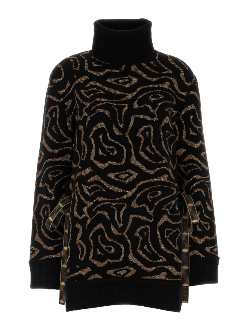 H.N. SWEATER - LABIRINTO LUREX JACQUARD