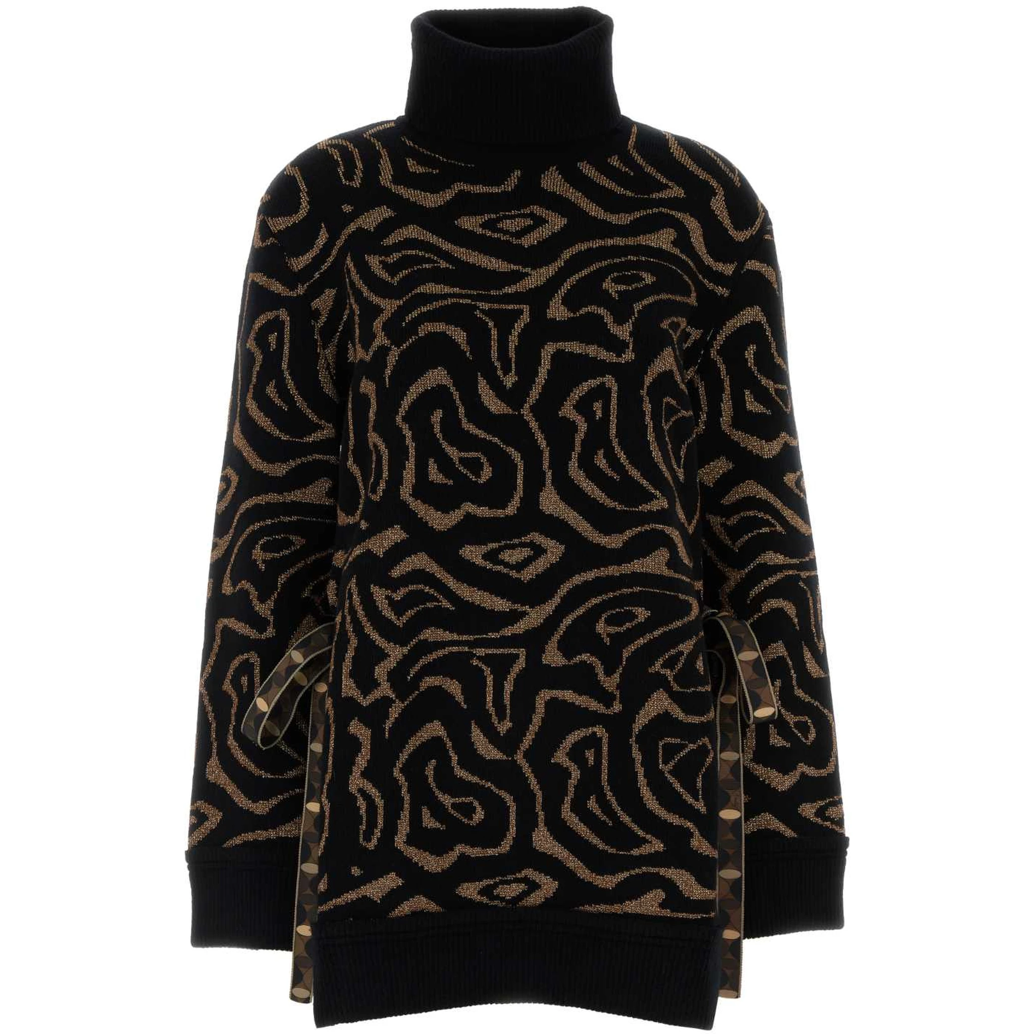 H.N. SWEATER - LABIRINTO LUREX JACQUARD