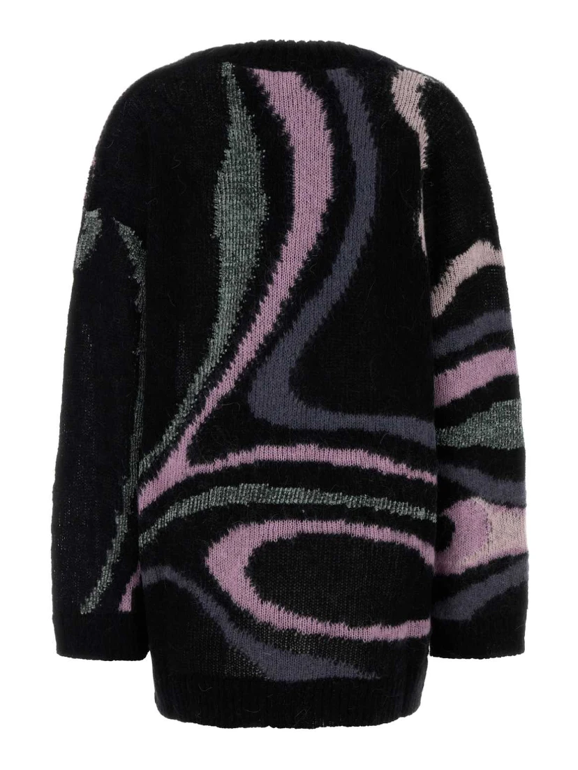 L.S. CARDIGAN - MARMO GRUNGE - PLACED