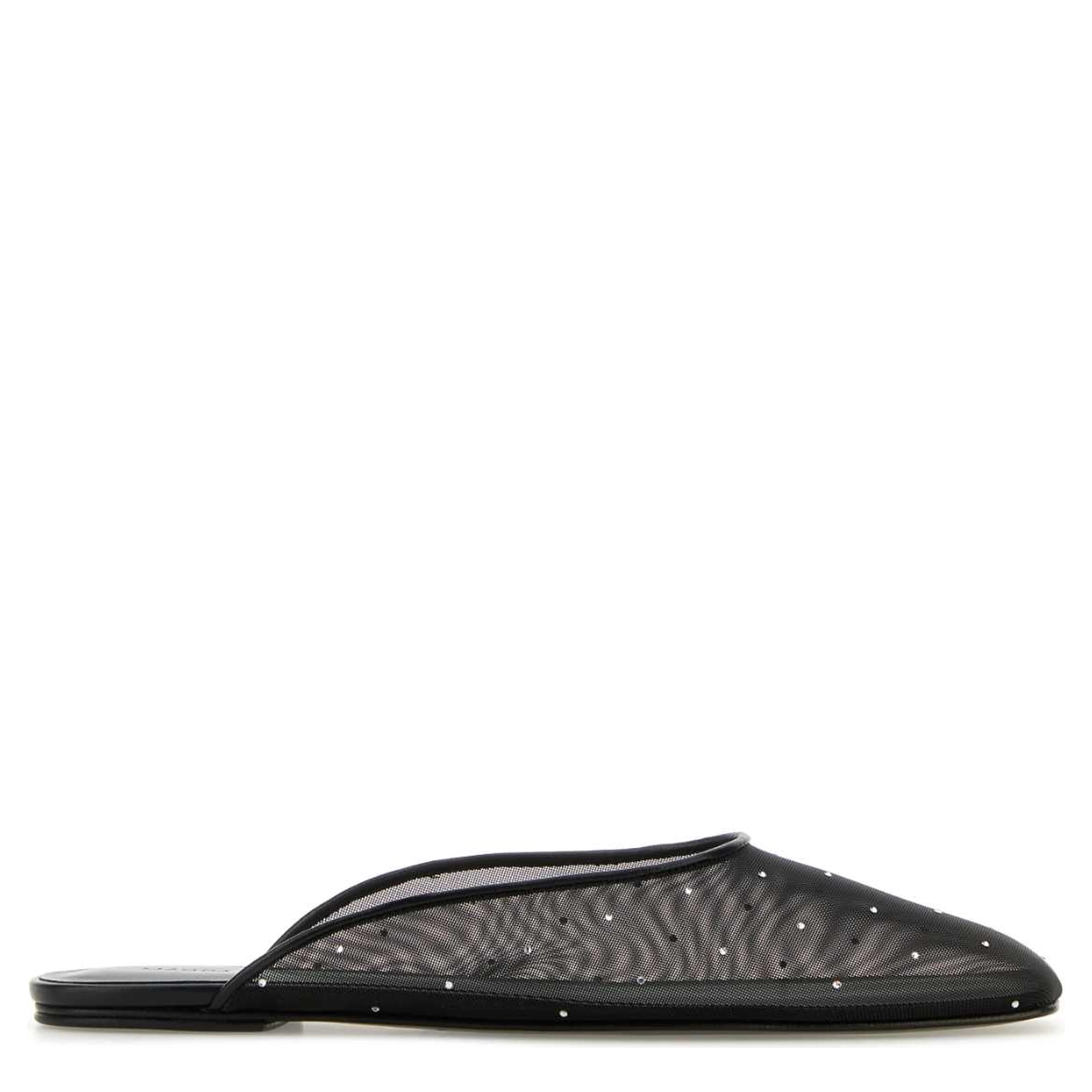 SS25 MULE FLATS BLACK