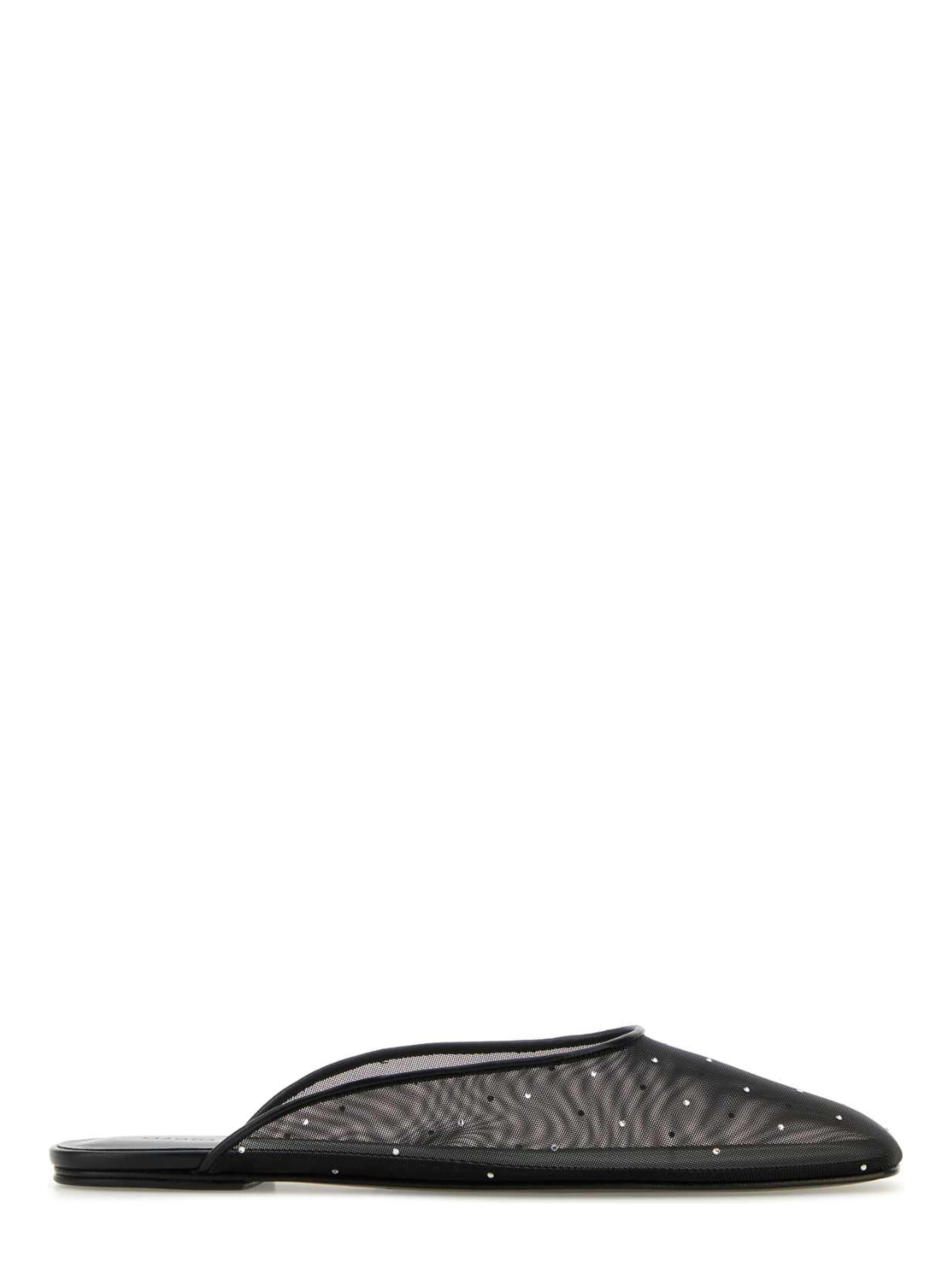 SS25 MULE FLATS BLACK