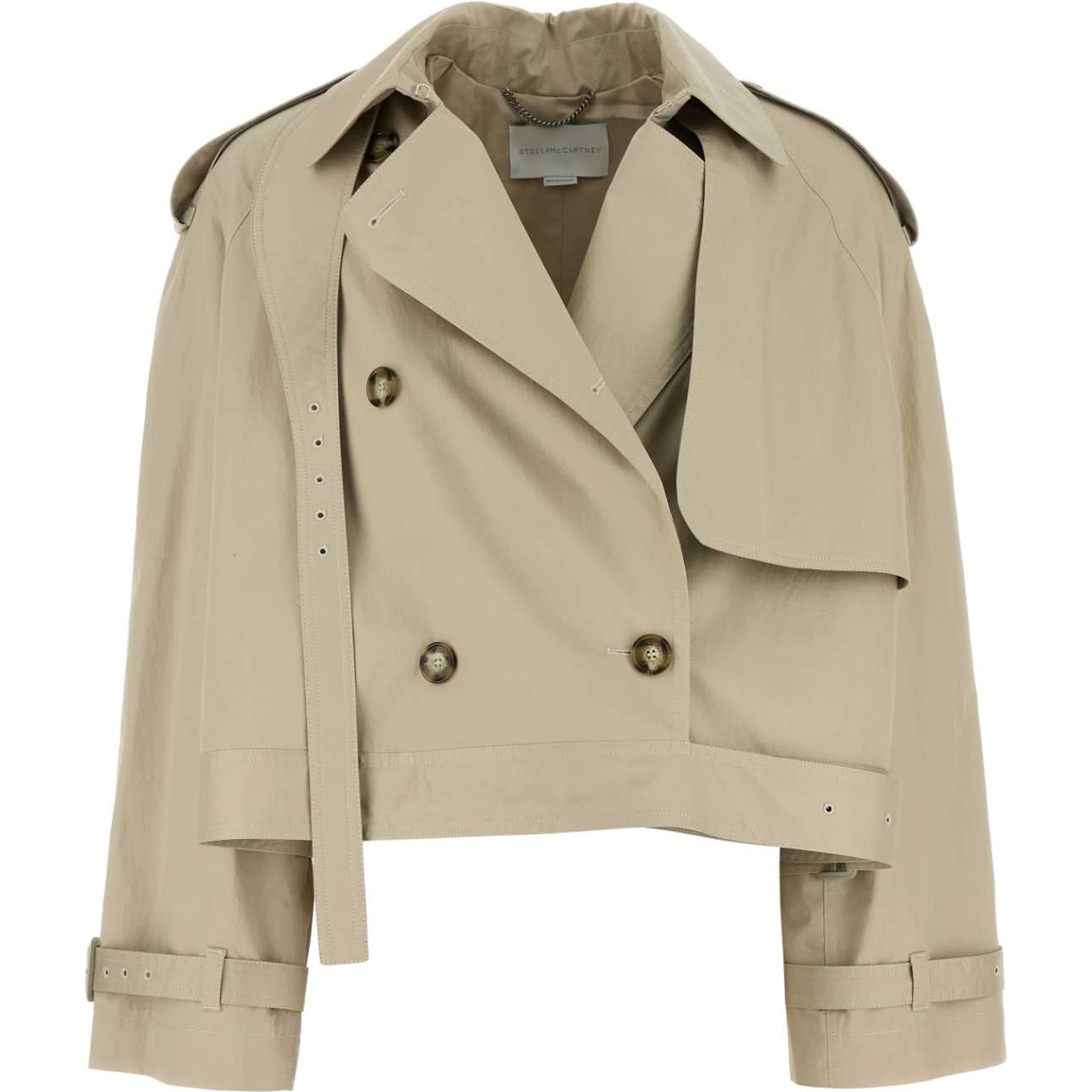 Light Cotton Short Trench Coat