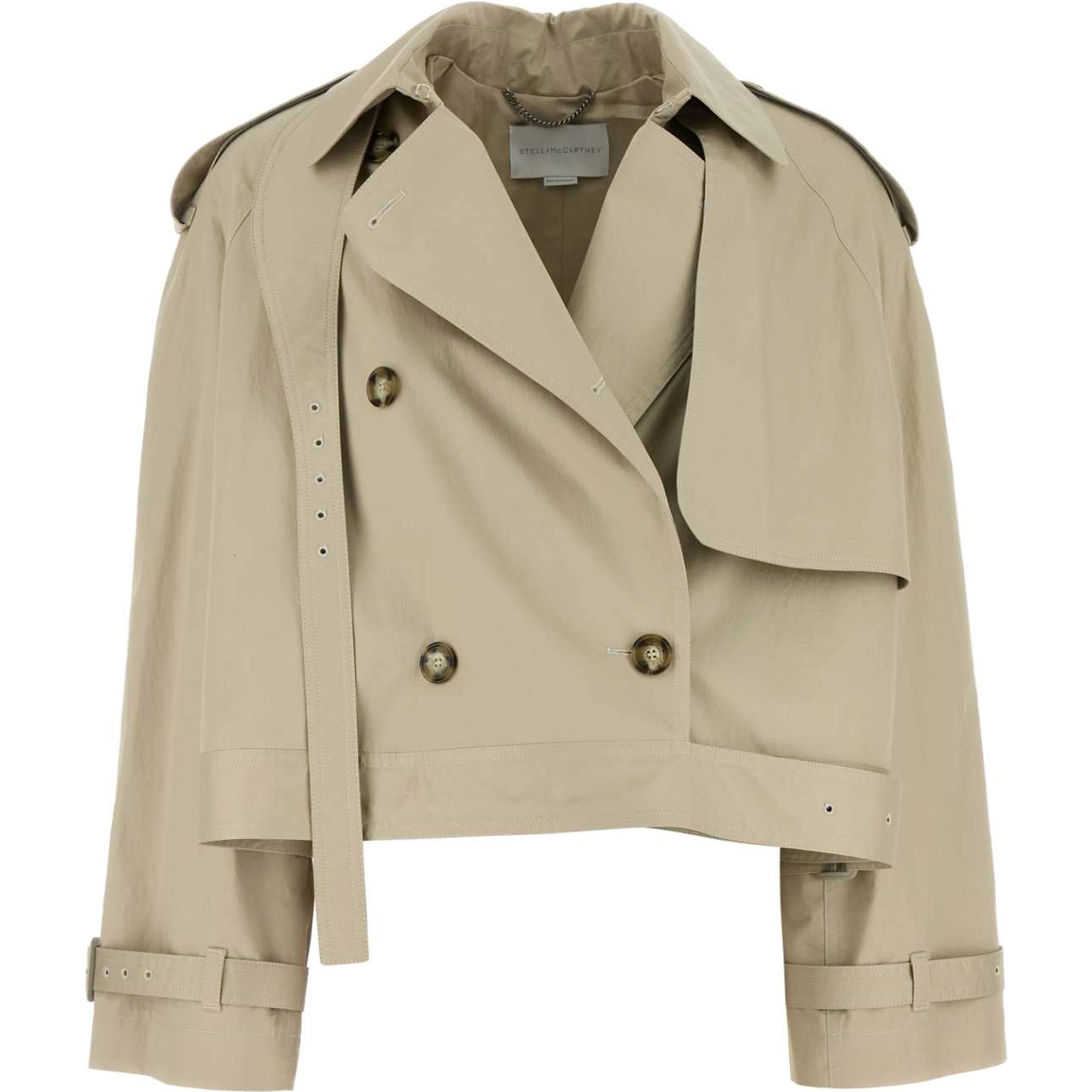 Light Cotton Short Trench Coat