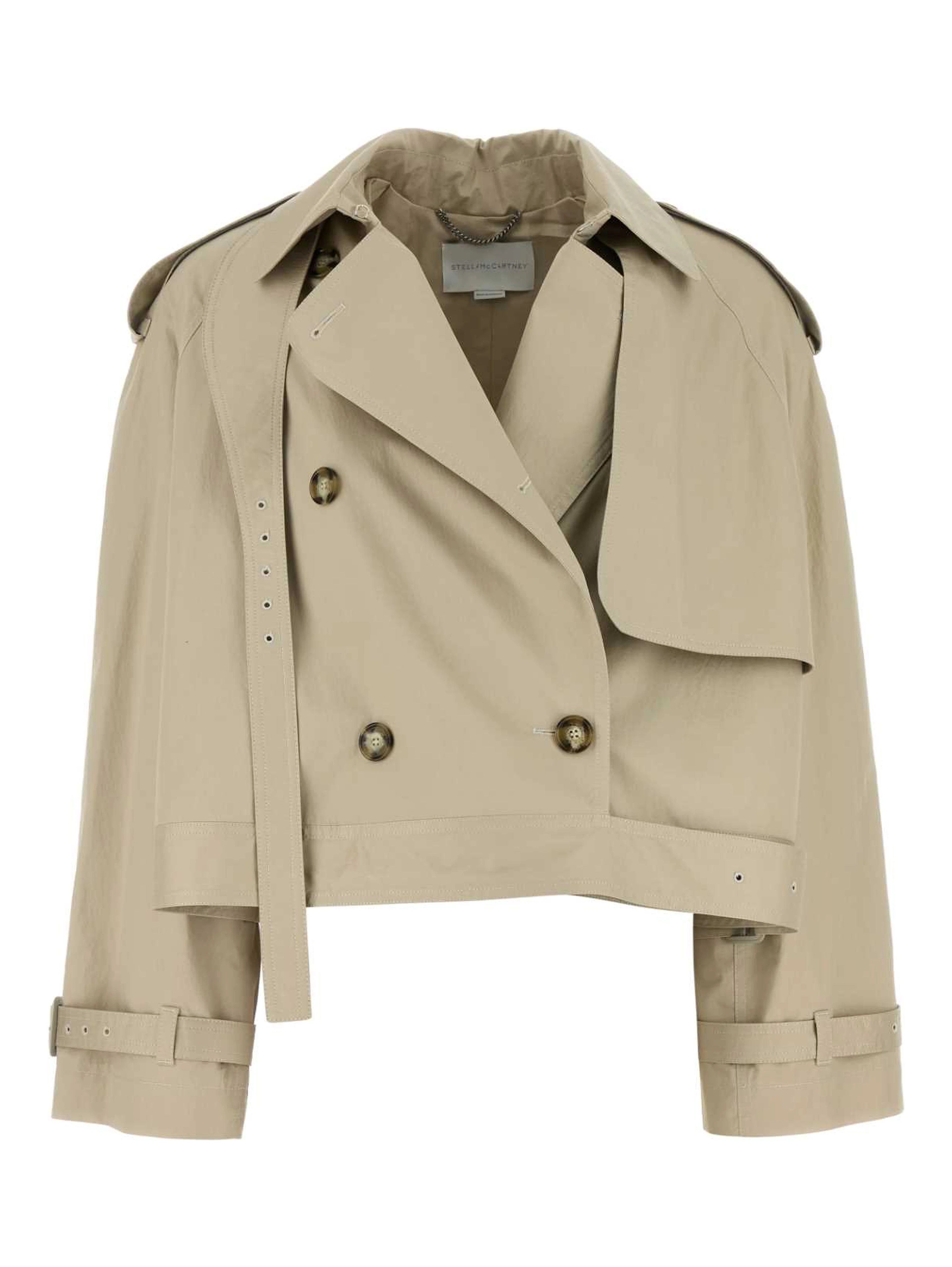 Light Cotton Short Trench Coat