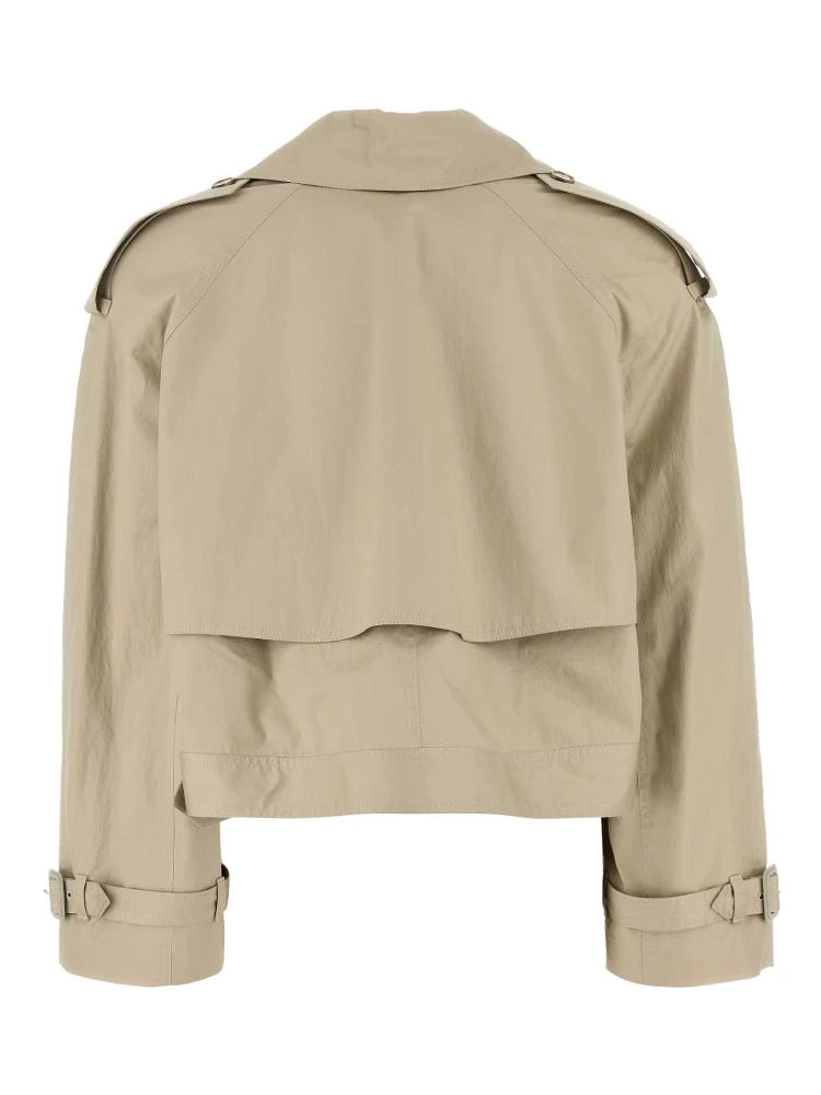 Light Cotton Short Trench Coat alternative