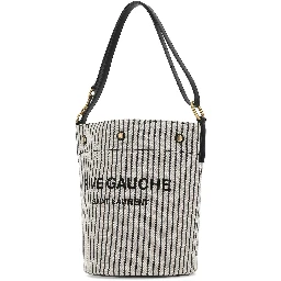 Rive Gauche striped bucket bag