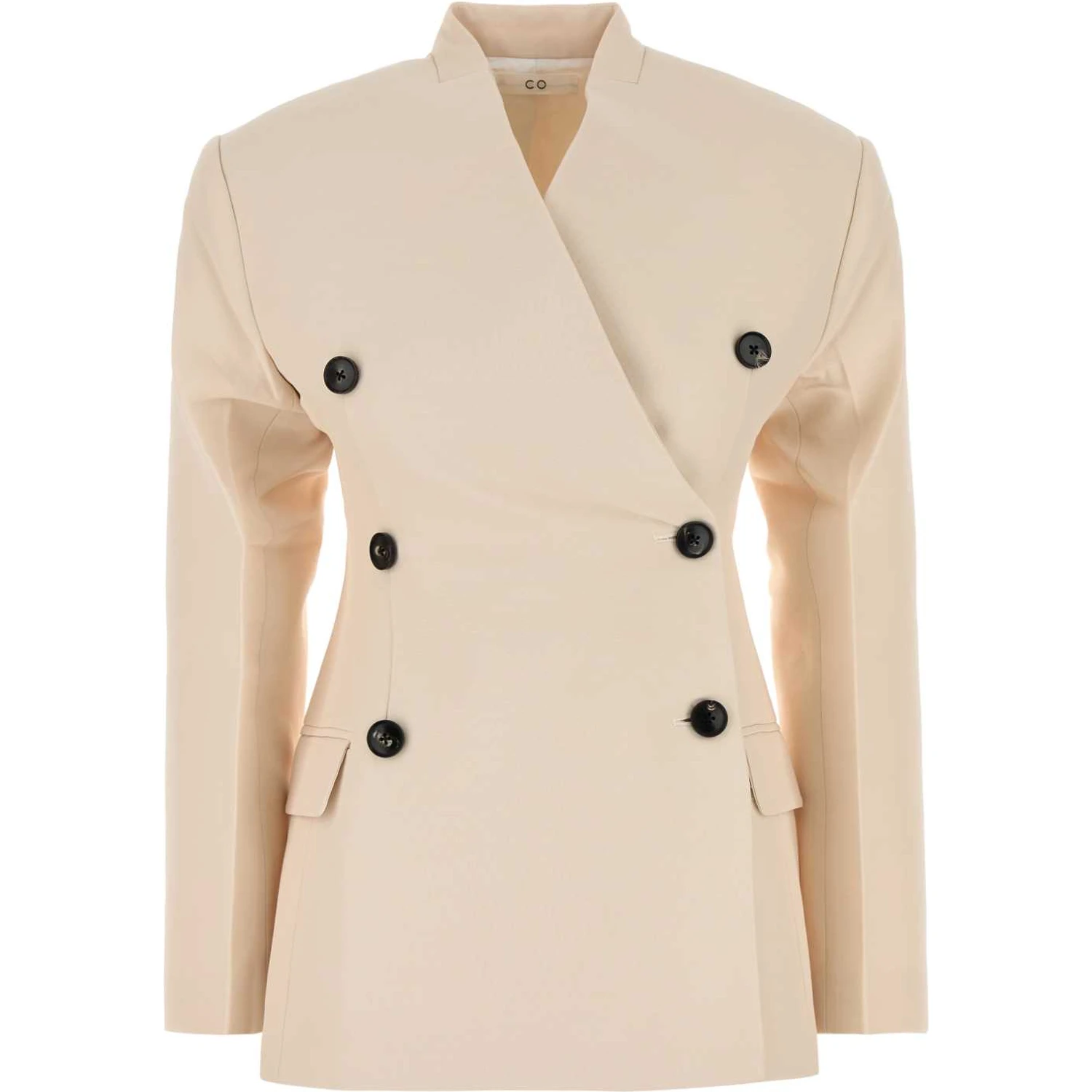 SCULPTURAL COLLARLESS JACKET