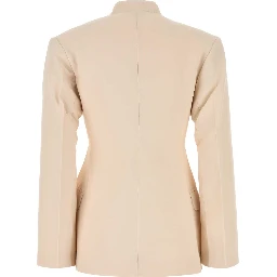 SCULPTURAL COLLARLESS JACKET