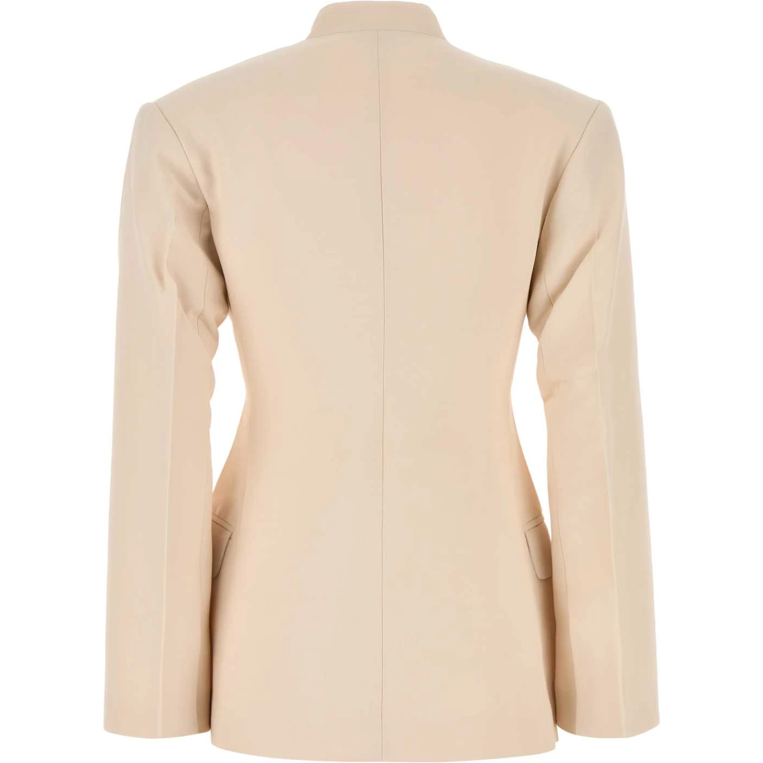 SCULPTURAL COLLARLESS JACKET