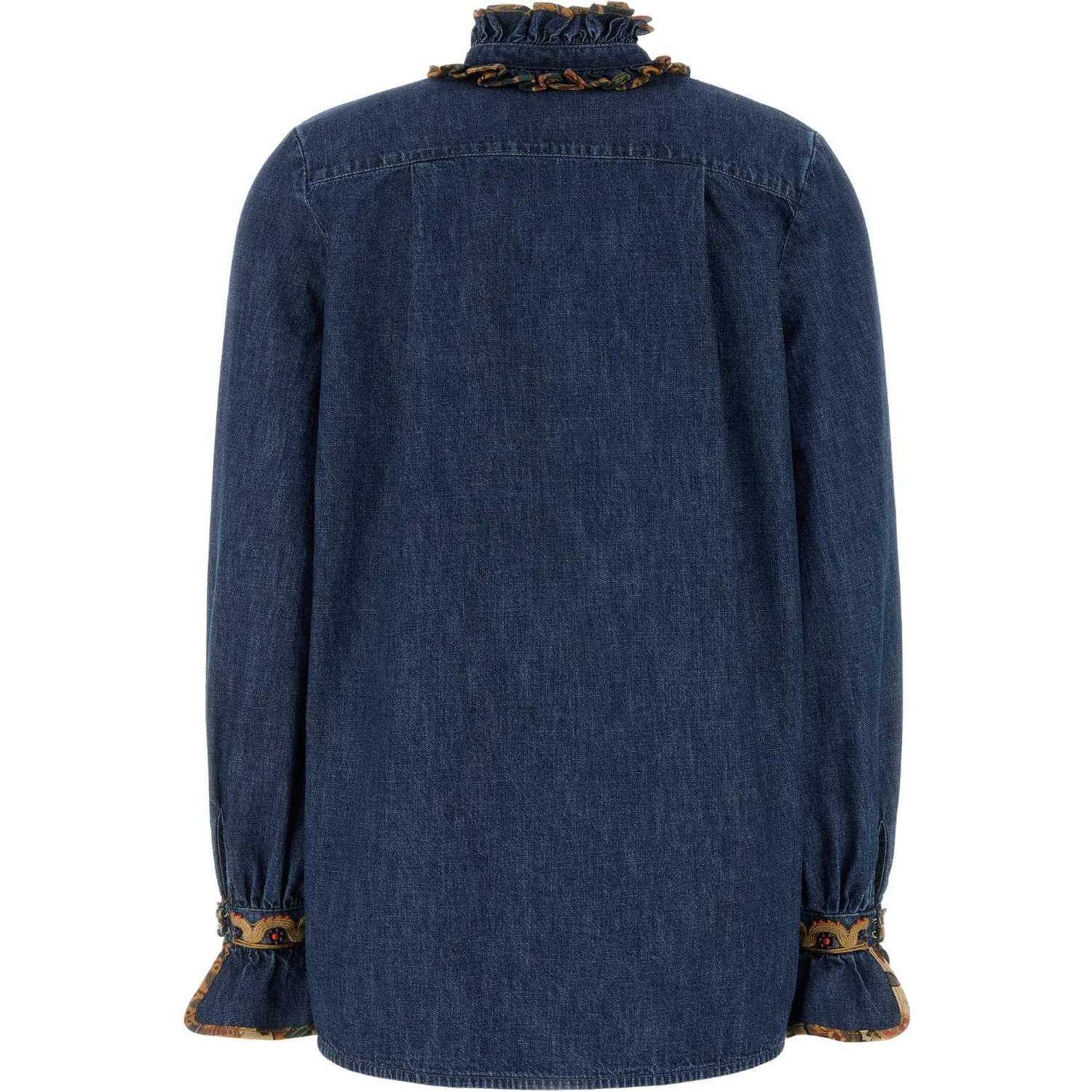 CAMICIA IN DENIM + RICAMO