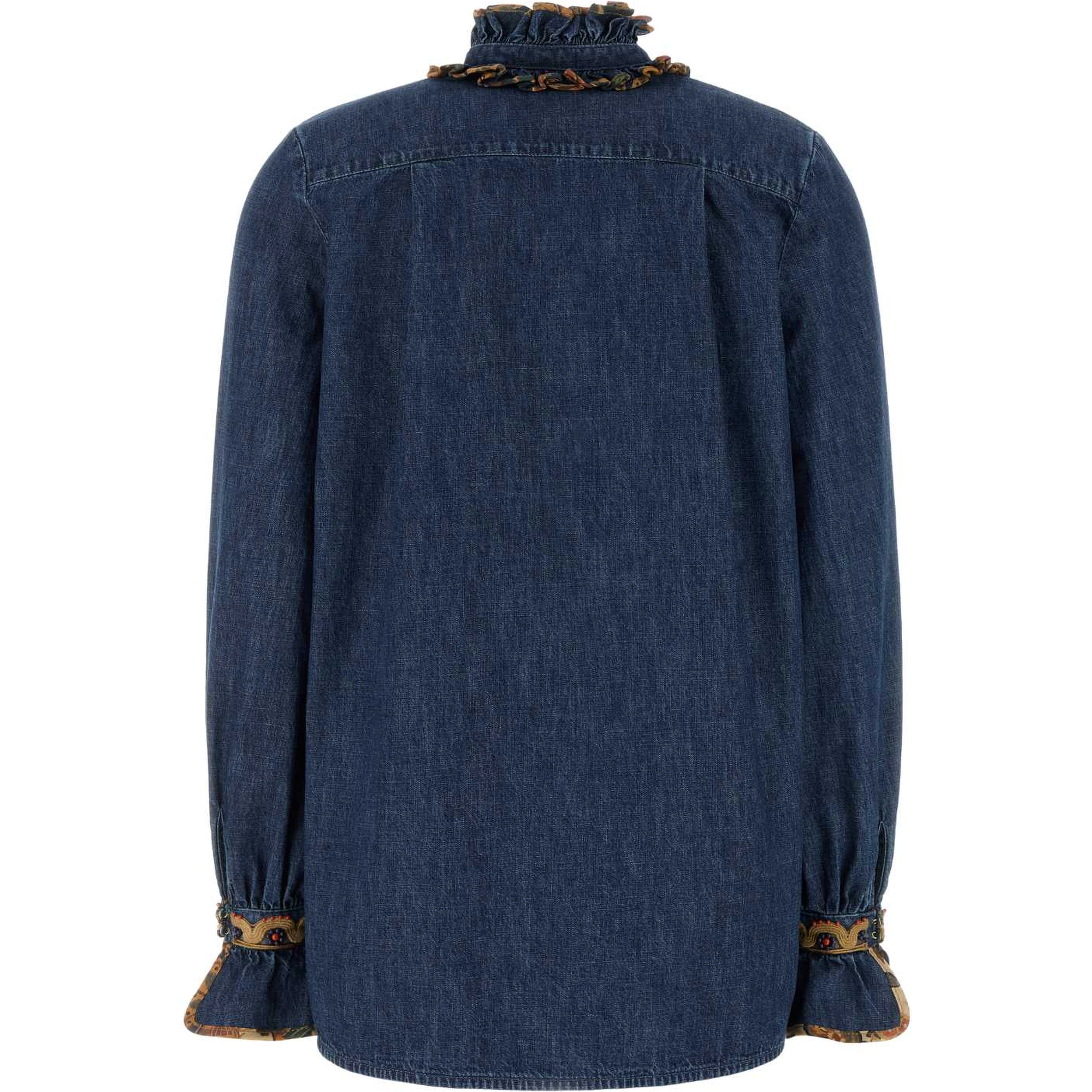 CAMICIA IN DENIM + RICAMO