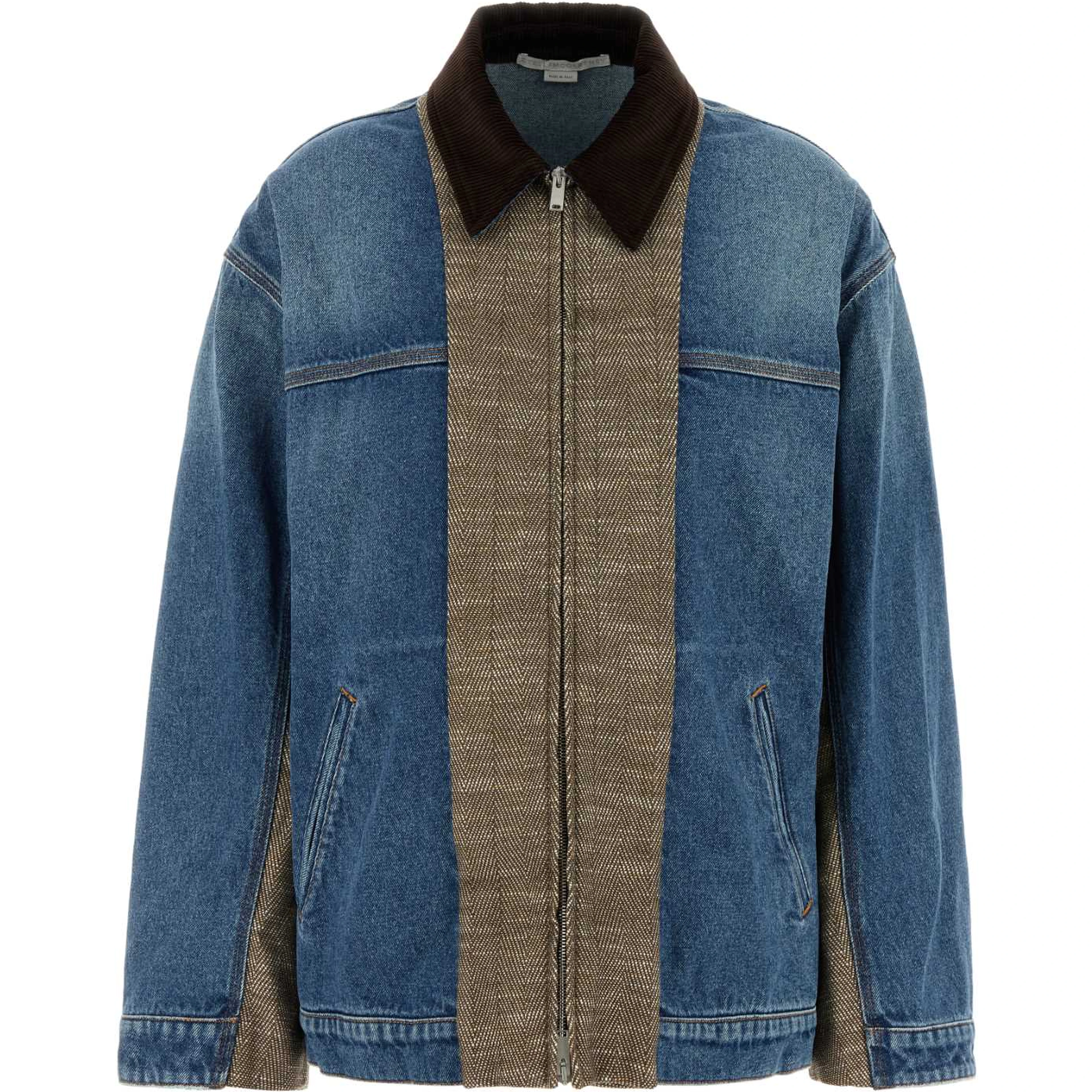 TWEED AND DENIM JACKET