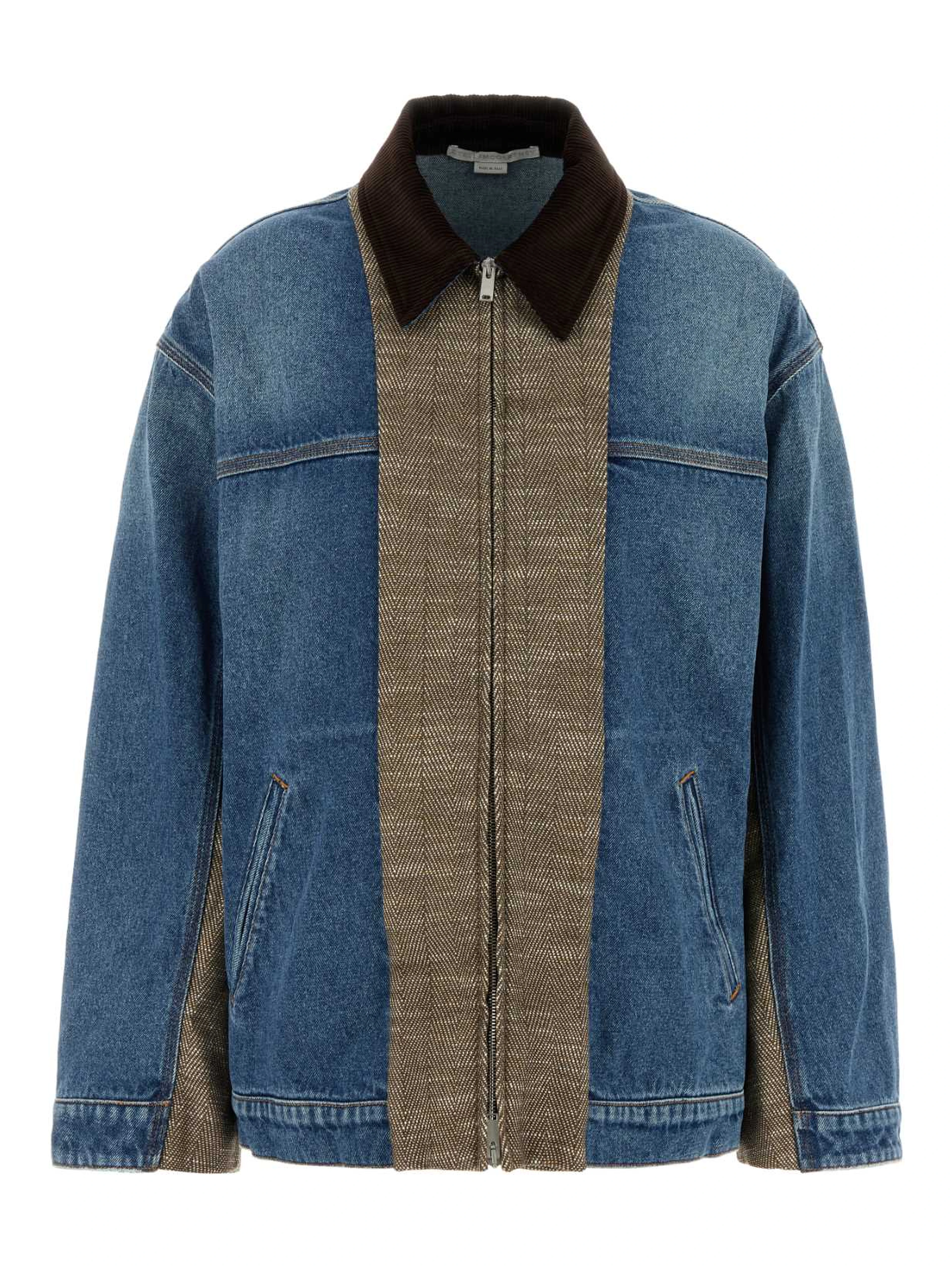 TWEED AND DENIM JACKET