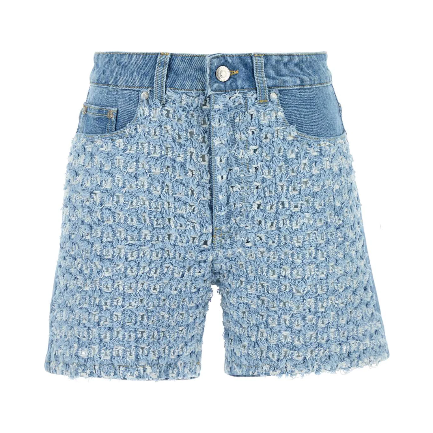 Boucle Denim Short
