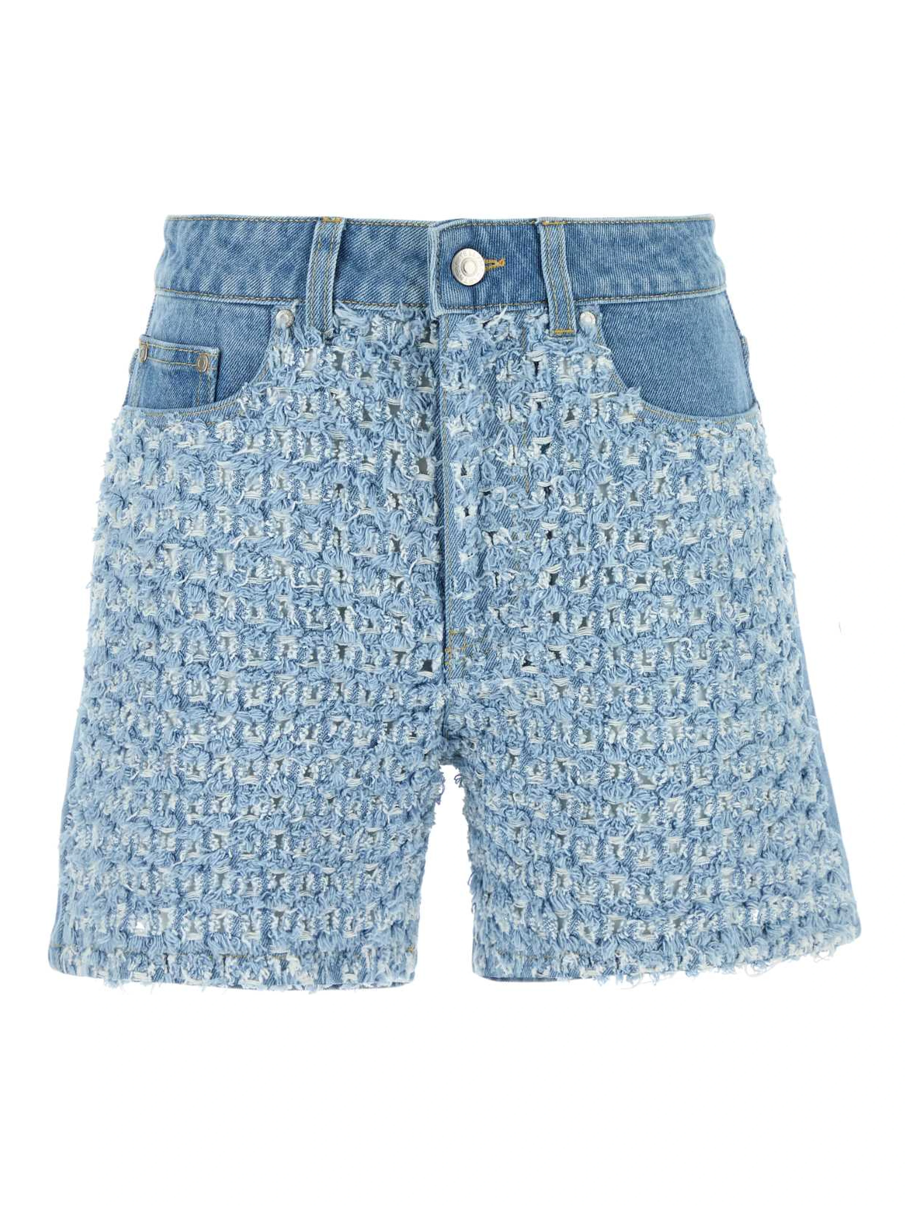 Boucle Denim Short
