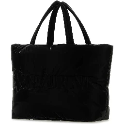Black nylon Saint Laurent shopping bag