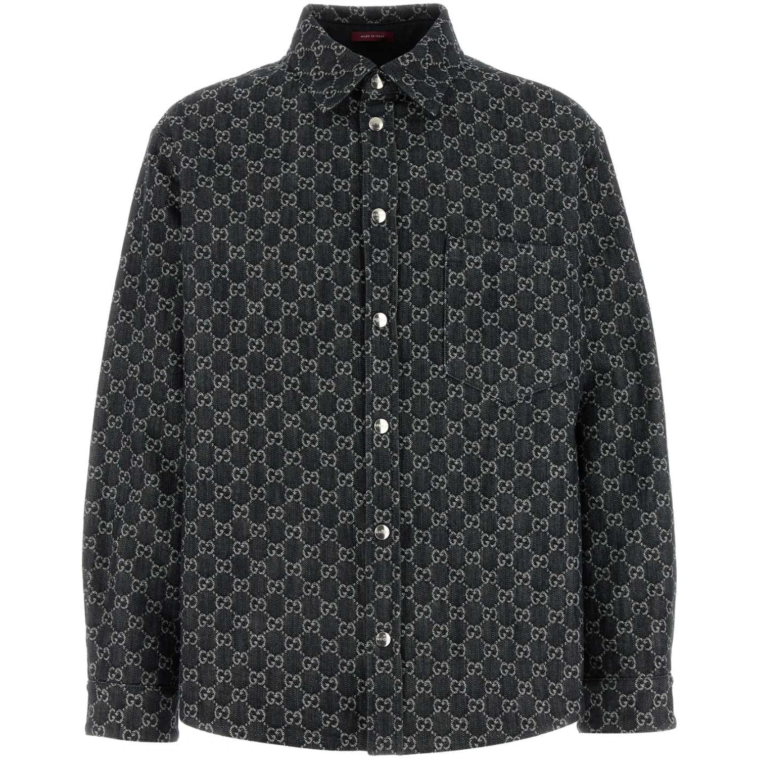 OVERSHIRT DENIM GG ALL OVER