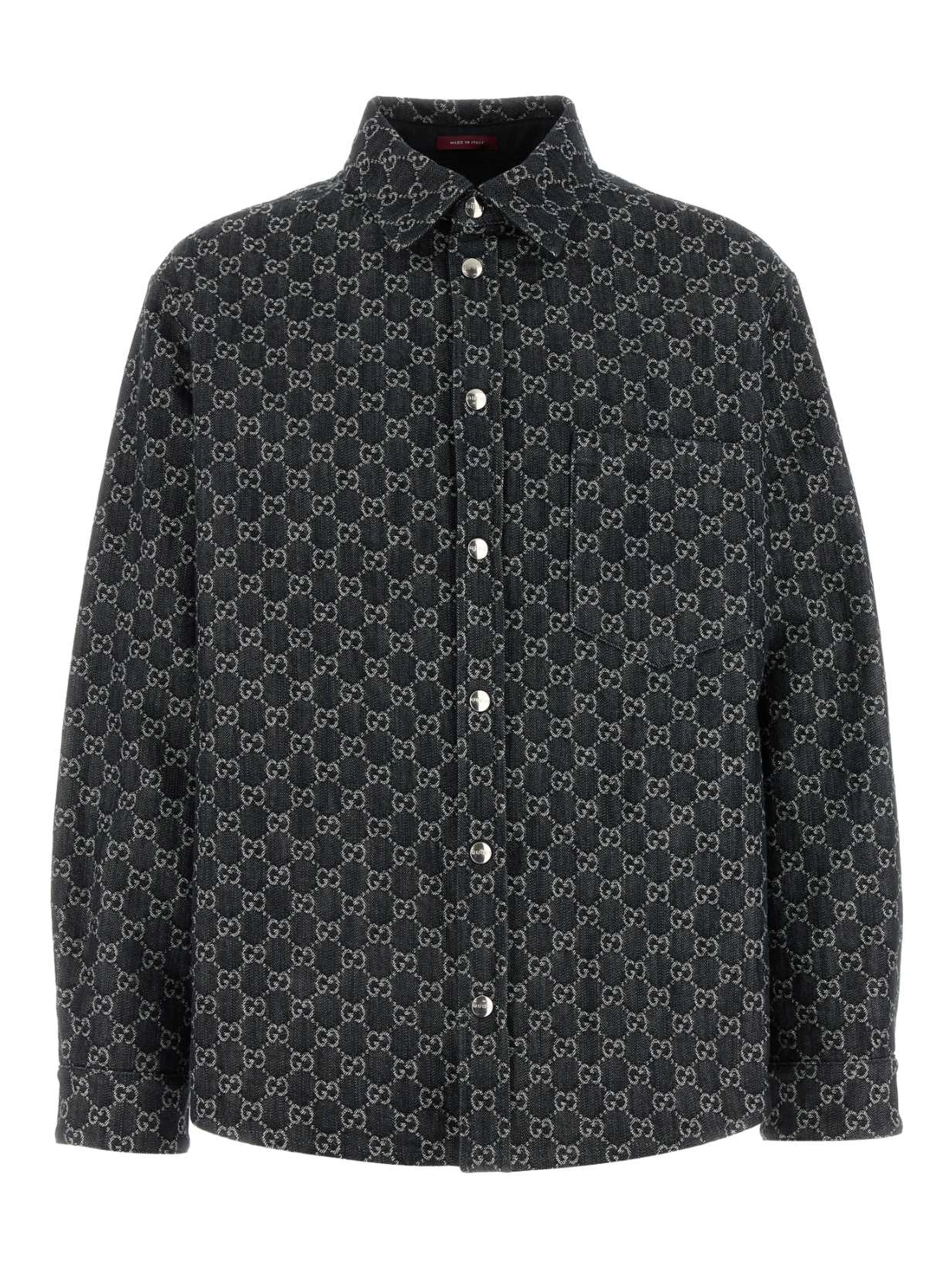 OVERSHIRT DENIM GG ALL OVER