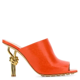 MULE SANDAL KNOT ORANGE