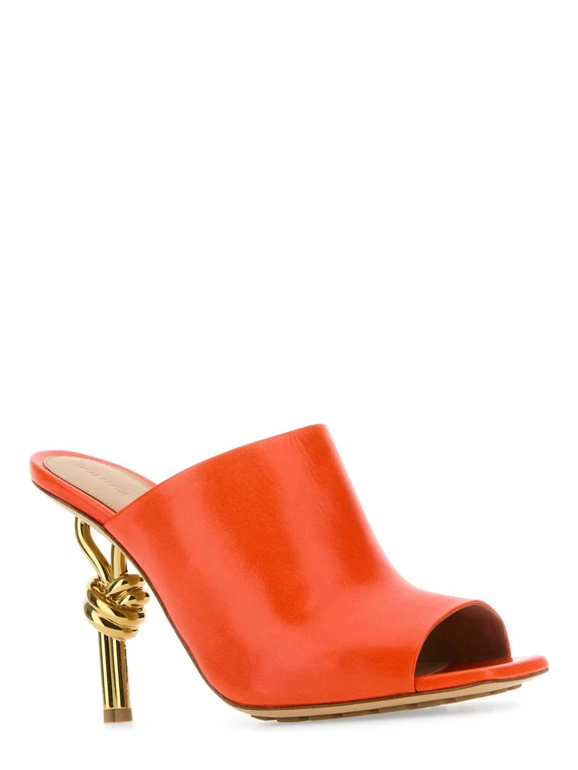 MULE SANDAL KNOT ORANGE