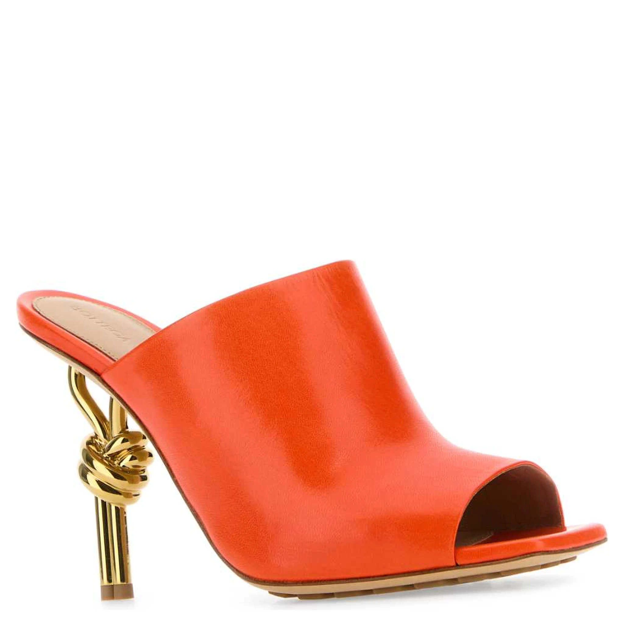 MULE SANDAL KNOT ORANGE