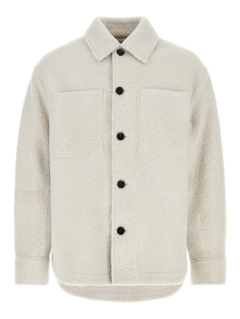 SHEARLING SHIRT OVERSIZE