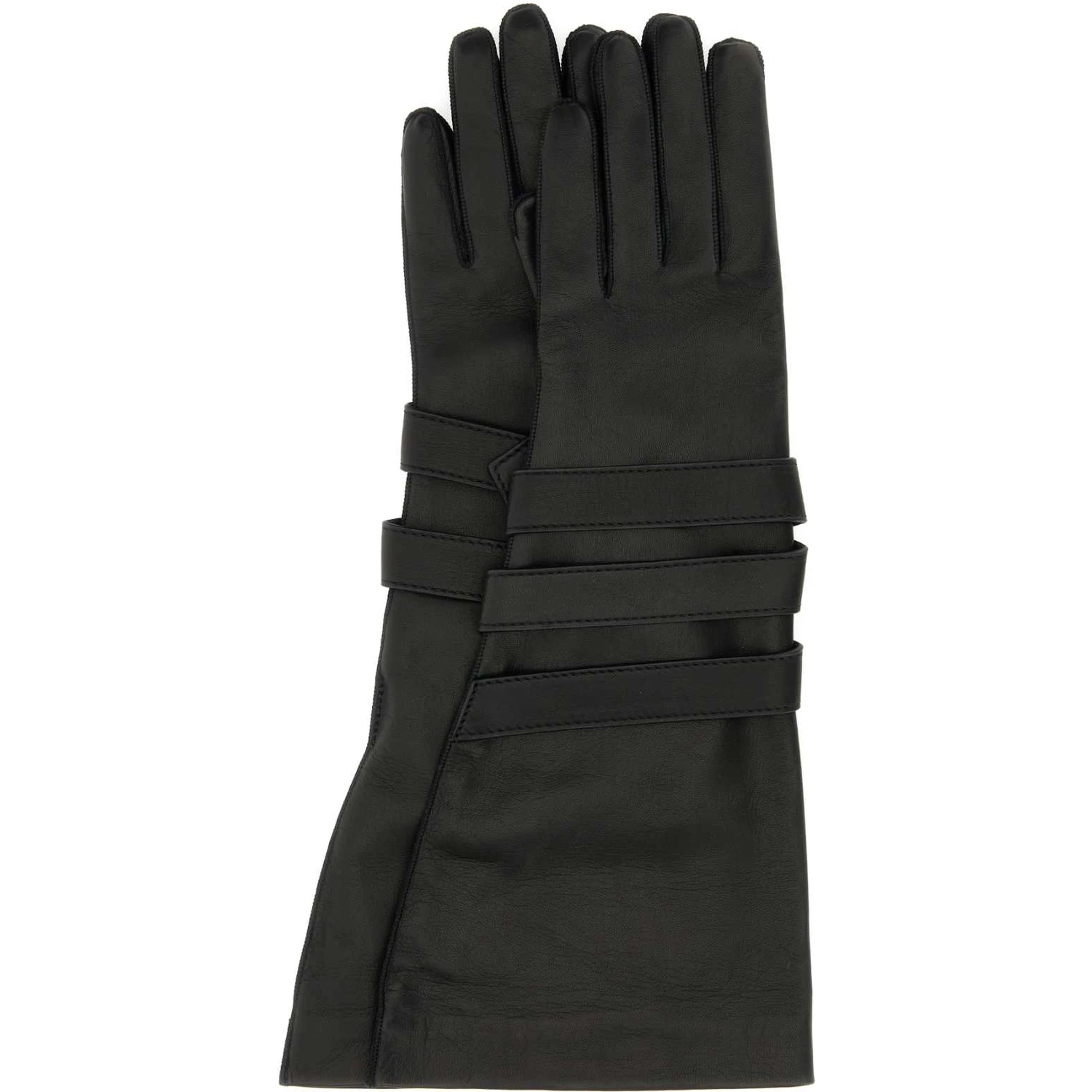 AVIATOR GLOVES WITH STRAPS AND