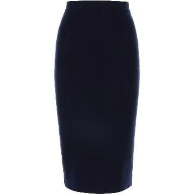 GONNA BLU MIDI MAGLIA